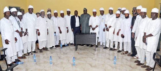 The Association of Islamic Clerics, Lagos Island Chapter, Paid a courtesy visit to Executive Chairman, Mayor Prince Taiwo Oyekan.